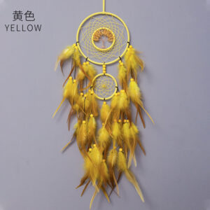 Seven-color crystal stone-yellow