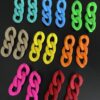 Wholesale Colorful Circle Chain Acrylic Earrings