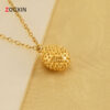 O1CN01BAk3qc1tSFcfd8Xu8_2211833655900-0-cib Wholesale Stainless Steel 18k Gold Plated Durian Necklace Titanium Steel