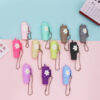 Wholesale Soft Rubber Keychain Flower Milk Tea Cup Small Pendant Cup Accessories