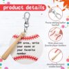 Wholesale Baseball Acrylic Keychains