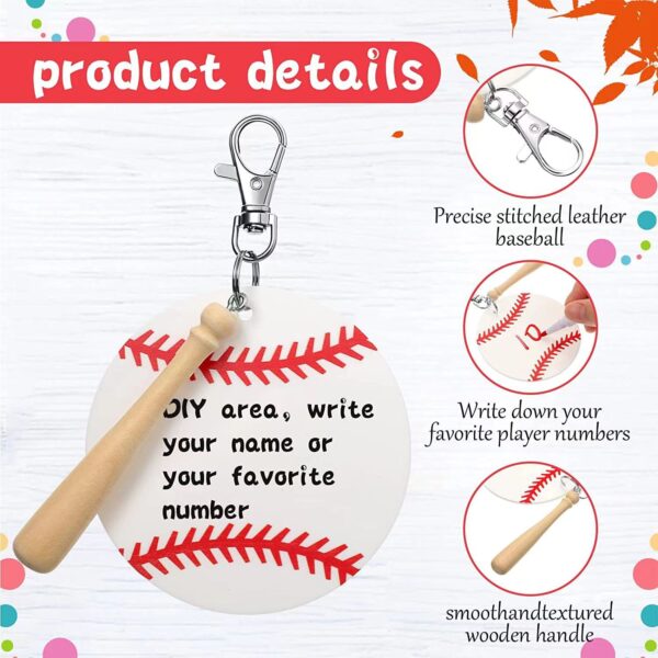 Wholesale Baseball Acrylic Keychains