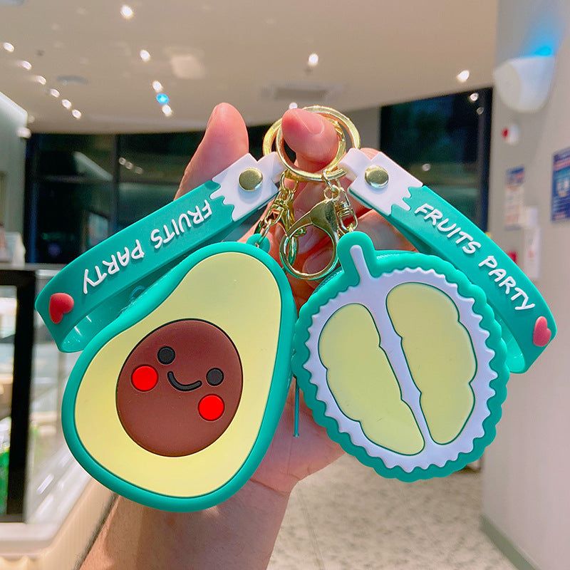 Wholesale Silicone Coin Purse Keychain