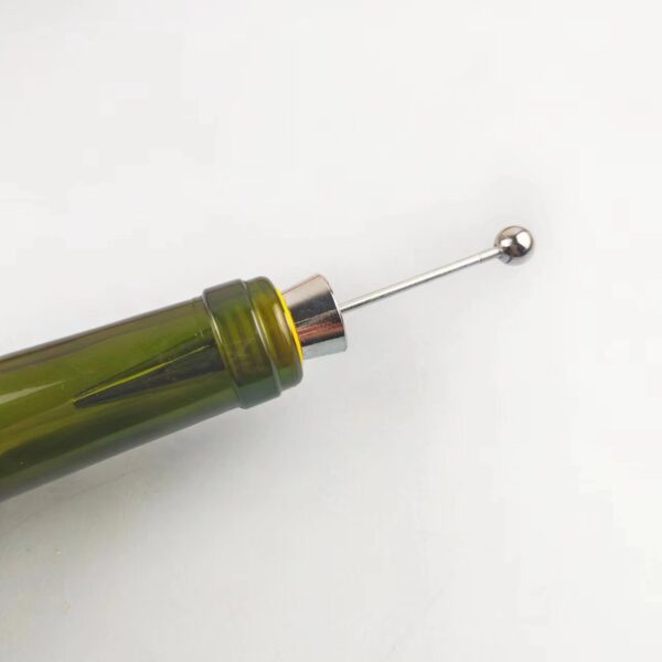 Wholesale Beadable Utensils DIY Zinc Alloy Silver Red Wine Stopper