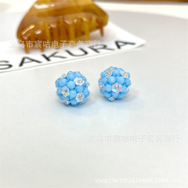 Wholesale Crystal Ball Flower Beads