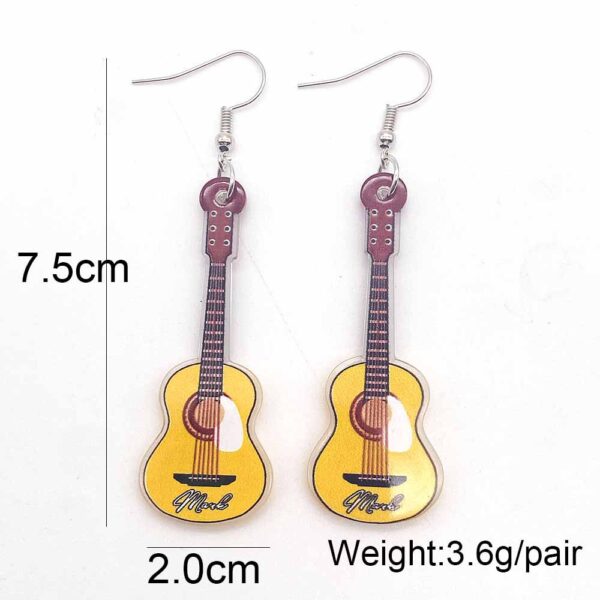 O1CN01BGMedz2CFriOxloOn_2207539588445-0-cib Wholesale Music Instruments Electronic Guitar Acrylic Earrings
