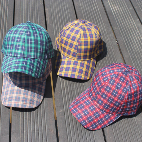 O1CN01BH8plM1DLBV8xM2nT_2046870199-0-cib Wholesale Plaid Cotton Baseball Caps