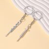 Wholesale Metal Simulation Syringe Thermometer Keychain