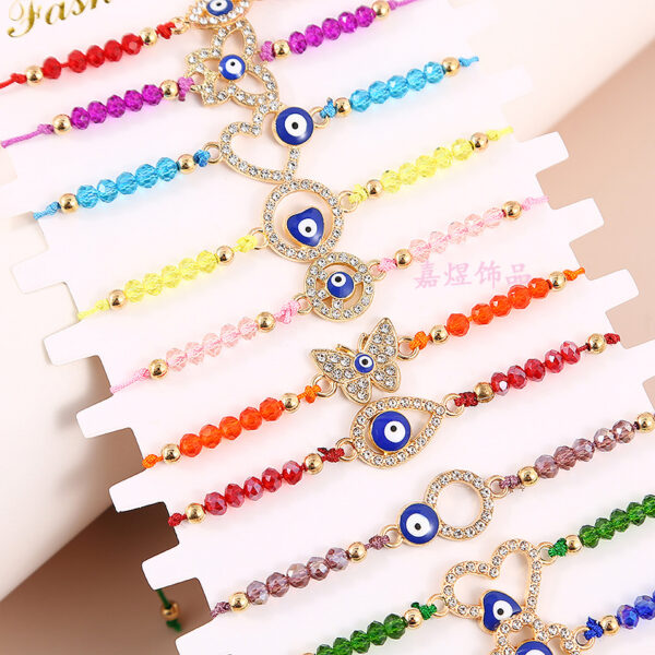O1CN01BJHRP51TJNs1VjueC_2213983292361-0-cib Wholesale Jewelry Colored Devil Eye Alloy Bracelet Set of 12