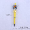 Wholesale Creative DIY Cartoon Cute Silicone Color Plastic Multifunctional Pen Ballpoint Pen