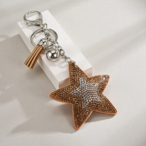 Gold / Silver Buckle + five-pointed star tassel