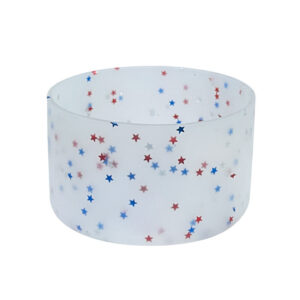 Small transparent star 7.5cm