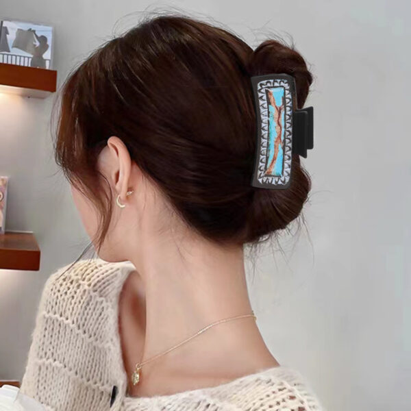 Wholesale Western Style Leather Hairpin Shark Clip