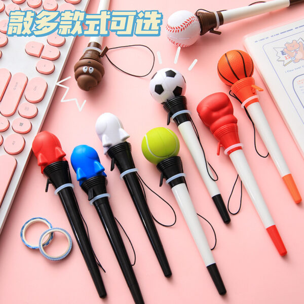 O1CN01BOYsvN1kg90KzLsM3_4138464712-0-cib Wholesale Decompression Ejection Boxing Plastic Ballpoint Pen