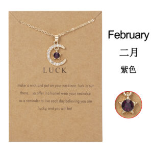 Feb.2 month purple crystal