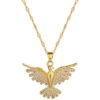 Wholesale Phoenix Wings Stainless Steel Necklaces
