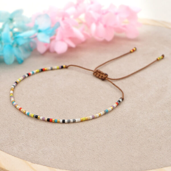 Wholesale Bohemian Rainbow Glass Bracelet