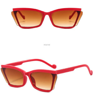 Red frame gradually tea slices