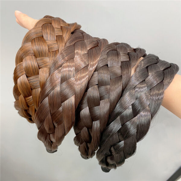 O1CN01BTalxc1Qp2PnCo6Qf_936802024-0-cib Wholesale Fishbone Braid High Skull Headband