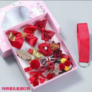 Wine red 18 piece set