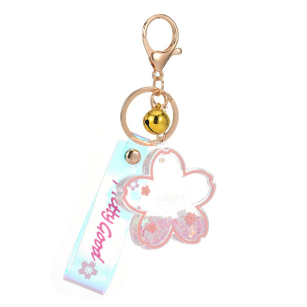 Wholesale Oiled Flower Acrylic Keychains