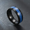 Wholesale Blue Stainless Steel Rings