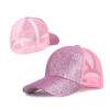 Wholesale Ponytail Sunscreen Fashion Hollow Mesh Baseball Cap
