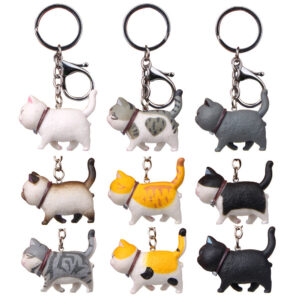 Wholesale Metal Cat Keychains