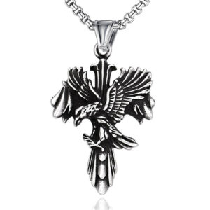 Eagle Wings + stainless steel chain