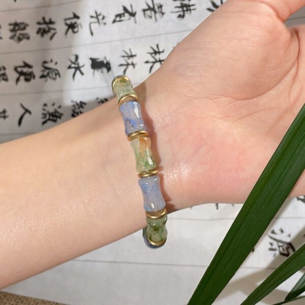 Wholesale Bamboo Crystal String Beads Bracelet