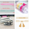 Wholesale Polyester Cord Weaving Letter Tassel Bracelet