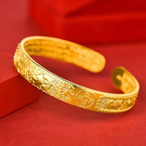 [pi xiu heart sutra sand gold plated and thickened]