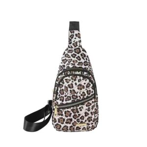white leopard print