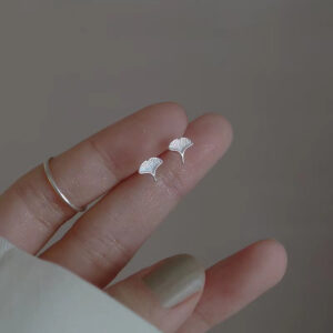 Short ginkgo leaf [silver]]