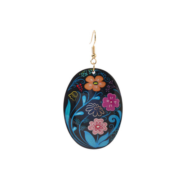 O1CN01Bb0g3I1kPCRENNLfT_2212917204675-0-cib Wholesale Oval Acrylic Colored Flowers Earrings