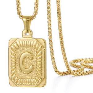 Gold C (with chain)
