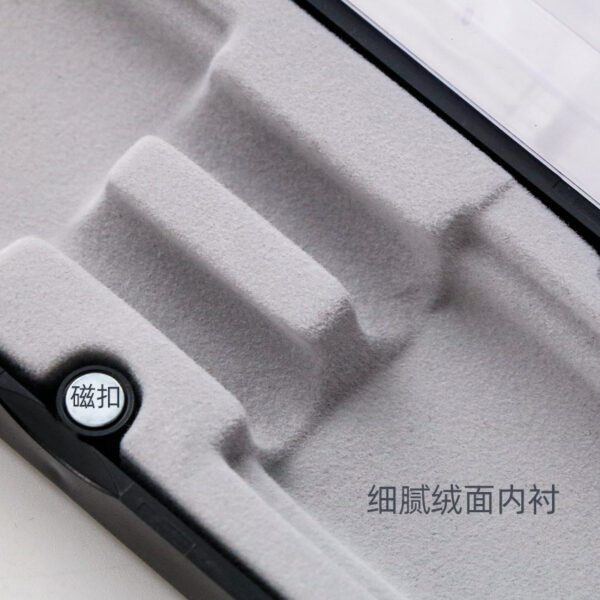 Wholesale Hair Flip Top Magnet Box Plastic Transparent Pen Case