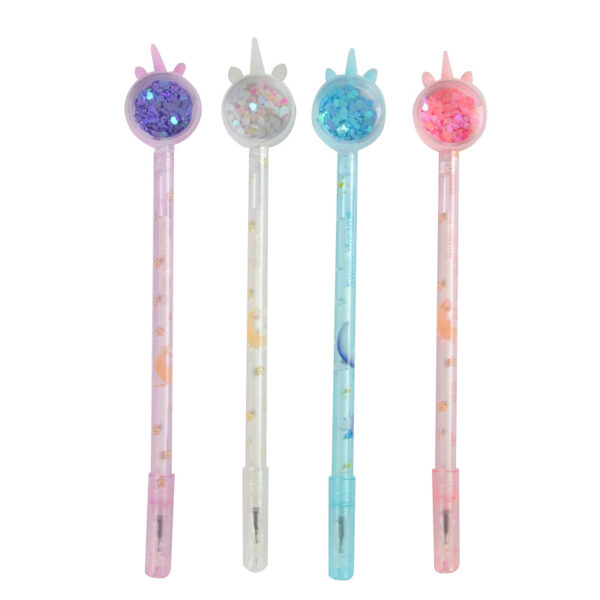 Wholesale Creative Batch Unicorn Glitter Plastic Pen