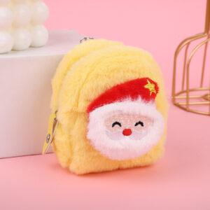 Plush key case-old man yellow