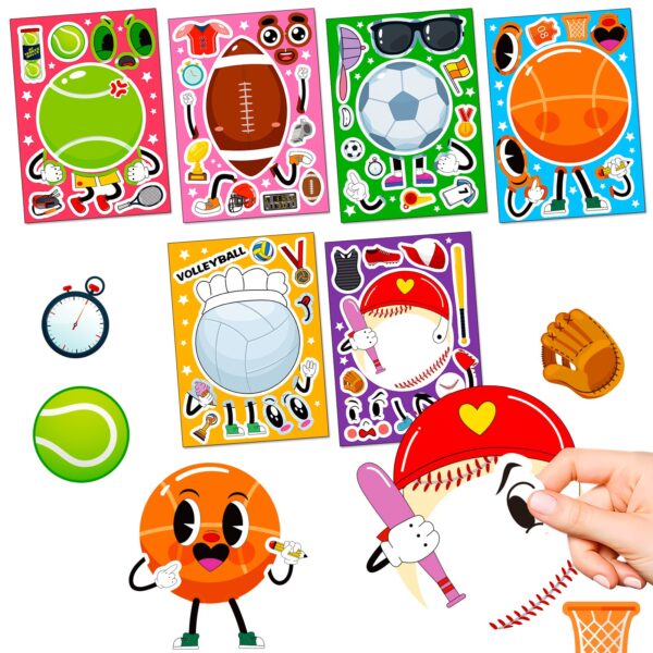 Wholesale of Various Ball Games and Children's Puzzle Face Changing Stickers