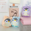 Wholesale Cute Plush Bear Transformed Into Penguin Backpack Doll Plush Pendant Keychain