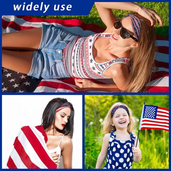 Wholesale American Flag Independence Day Cotton Headband