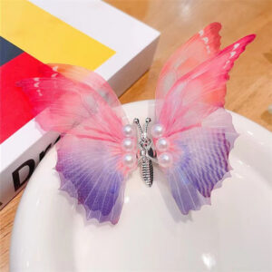 4# pink purple butterfly