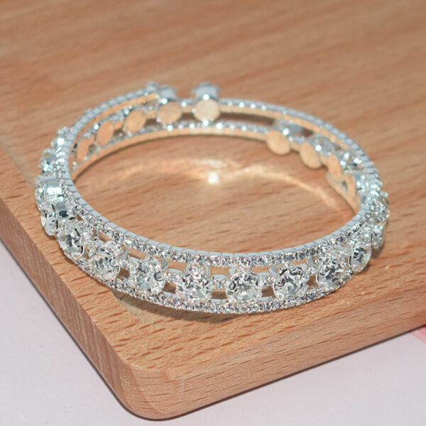 Wholesale Full Diamond Crystal Rhinestone Open Bracelet