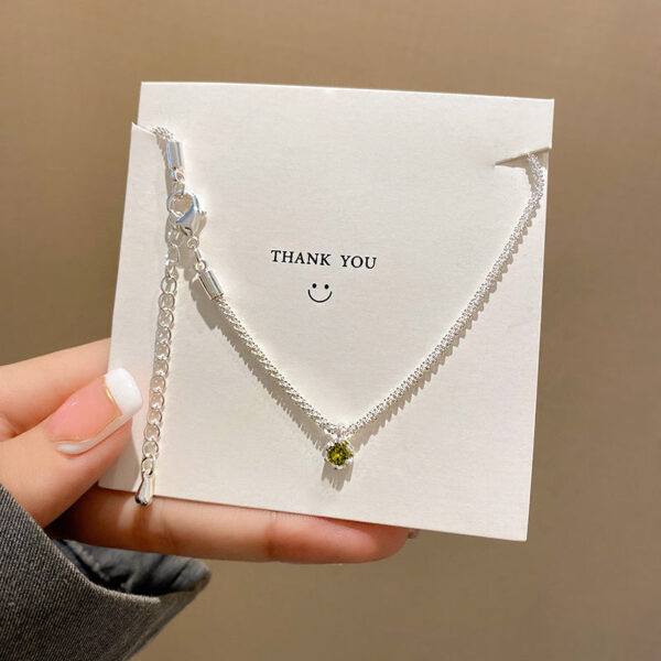 Wholesale Titanium Steel Double Buckle Design Necklace