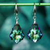 Wholesale Baroque Leaf Crystal Earrings