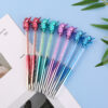 Wholesale Plastic 0.7mm Blue Crystal Diamond Ballpoint Pen