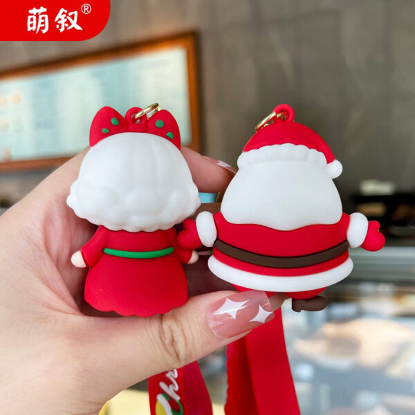 Wholesale Christmas Creative Cute Cartoon Plastic Keychains