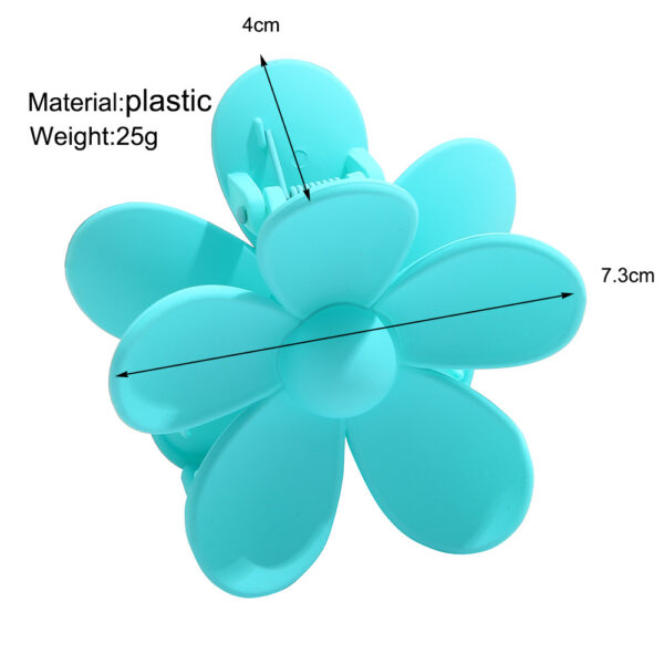 Wholesale Plastic Big Flower Hair Clip