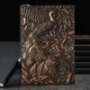 Wholesale Colorful Peacock Embossed Notebook A5 PU Embossed 3D Handbook